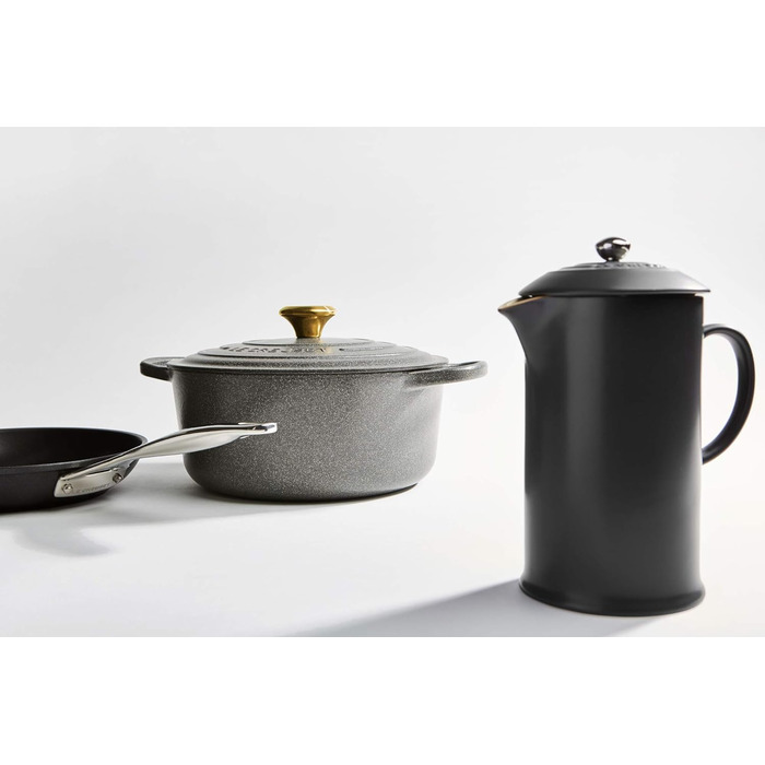 Френч-прес 0,8 л чорний матовий Le Creuset