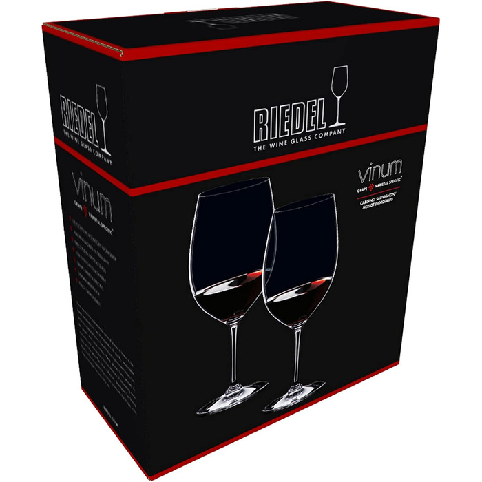 Набор из 2 бокалов для красного вина 0,65 л Vinum Riedel