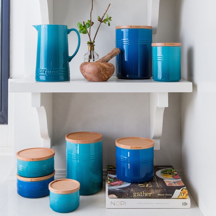 Горщик для лопаток, чорний глянсовий Le Creuset