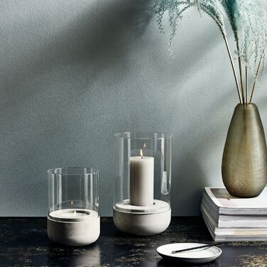 Набір з 2 свічників 9,5 см XS Light Gray Calma Blomus