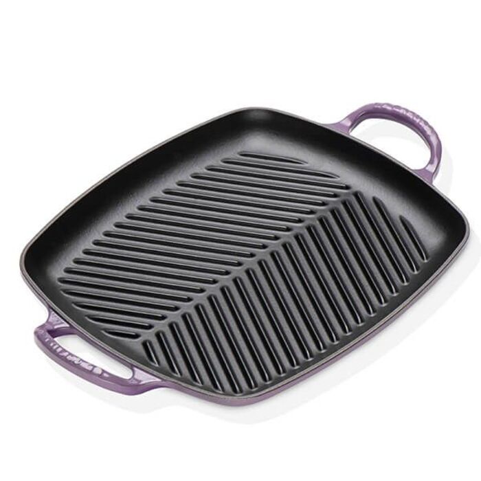 Сковорода гриль прямоугольная 30 см фиолетовая Le Creuset