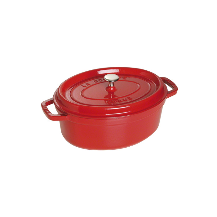 Кокот овальний 29 см, вишневий Staub