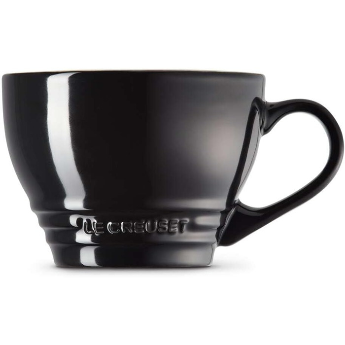 Керамічний кухоль Le Creuset, 0,35 л, 70302351700002 (чорний глянцевий, 400 мл)