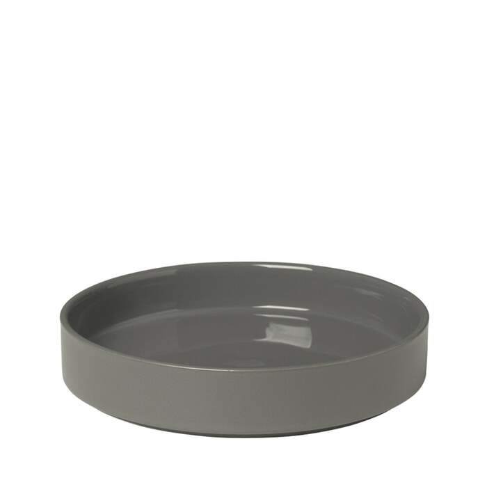 Тарелка 20 см глубокая Pewter Mio Blomus