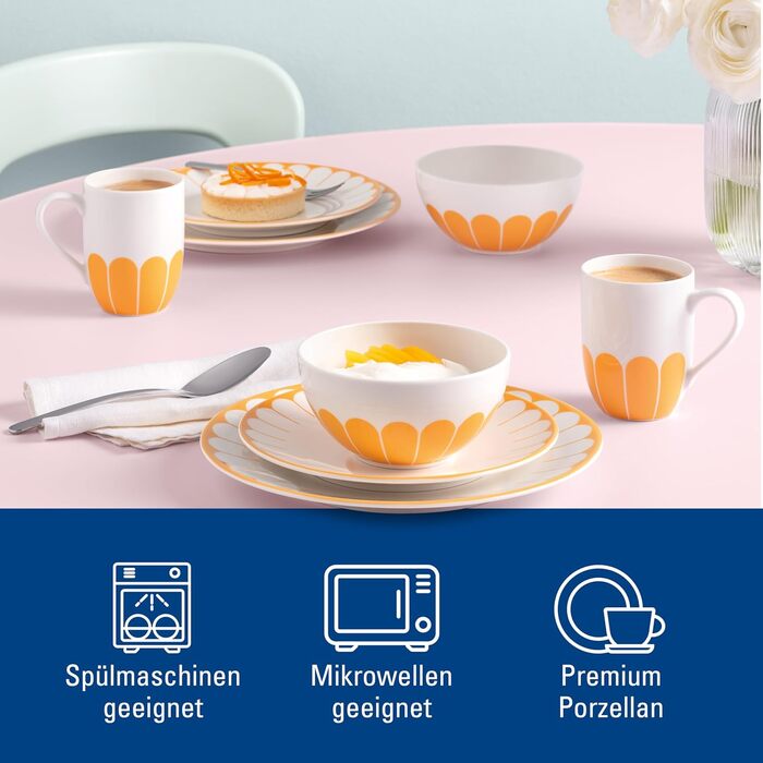 Кружка 290 мл, оранжевый Fleur Villeroy & Boch