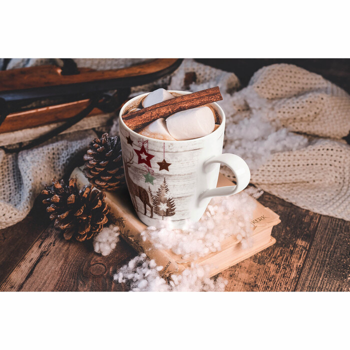 Чашка 0,4 л біла Life Christmas Seltmann Weiden