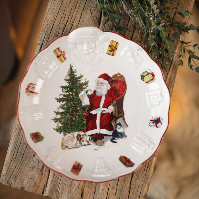 Тарелка глубокая рельефная "Санта" 25 x 4,6 см Toy's Fantasy Villeroy & Boch