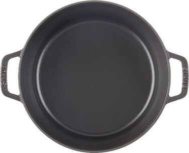 Кокот круглий 26 см, чорний Staub