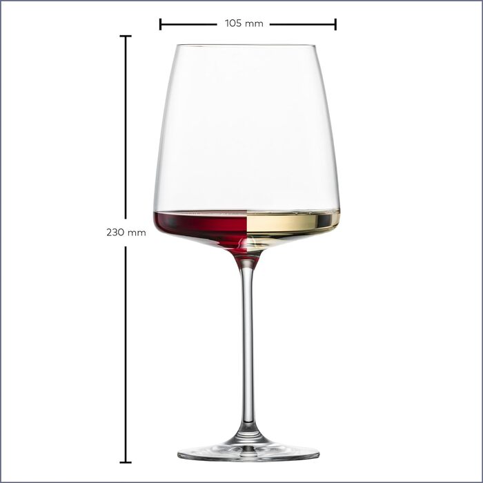 Келих для вина 710 мл набір 2 предмети Vivid Senses, Zwiesel Glas