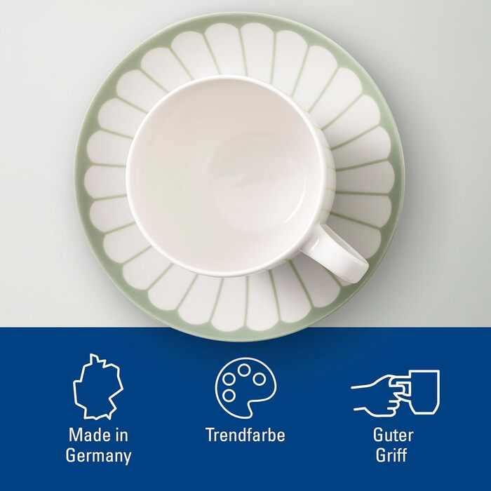 Чашка для кофе 160 мл, зеленый Fleur Villeroy & Boch