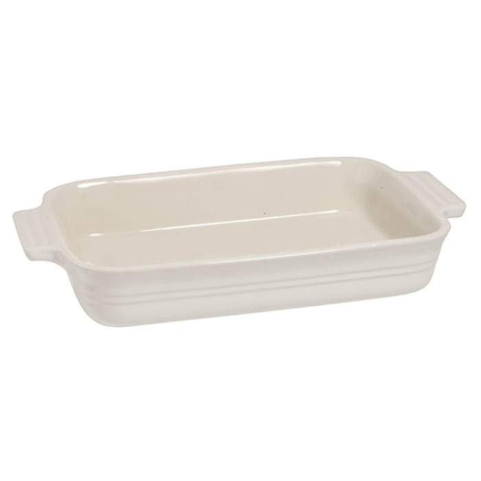 Блюдо прямокутне 26 см, кремове Le Creuset