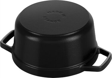 Кокот круглий 18 см, чорний Staub