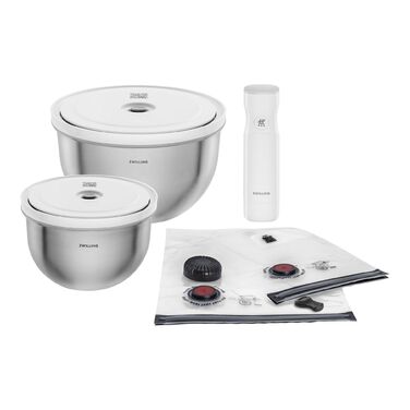 Стартовий набір для вакуумування, 9 предметів, нержавіюча сталь Fresh & Save Zwilling