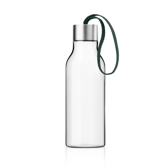 Пляшка 0,5 л прозора / блакитна Trinkflasche Eva Solo