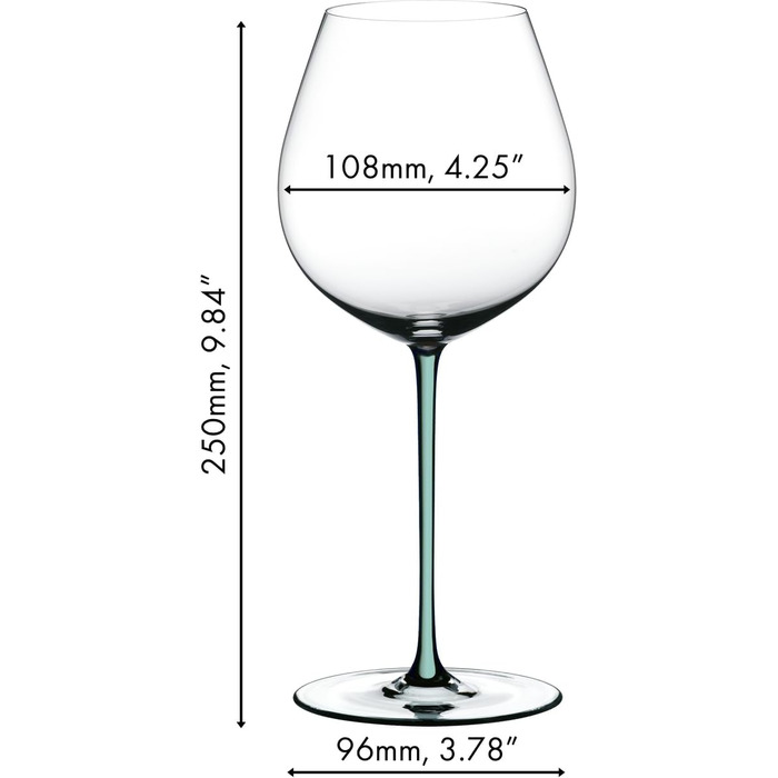 Келих для вина 738 мл м'ятний Fatto a Mano, Riedel