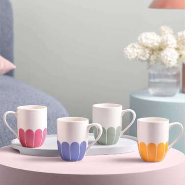 Набір з 4 чашок для кави 290 мл, різнокольорові Fleur Villeroy & Boch