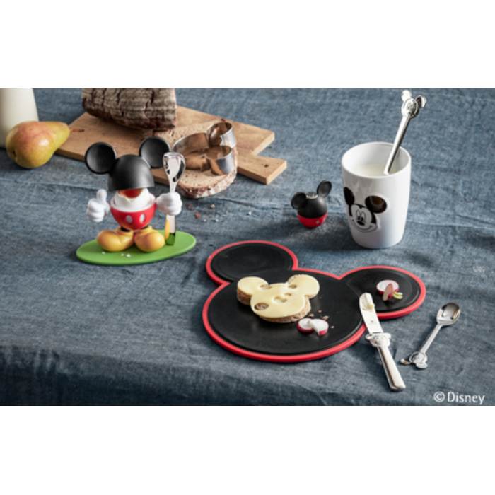 Набір сільниця і 4 дитячих ложки Mickey Mouse WMF