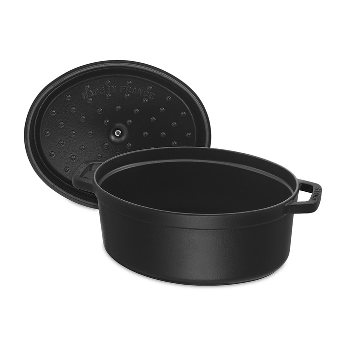 Кокот овальний 29 см, чорний Staub