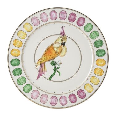 Тарілка сервірувальна 33 см Какаду IDYLLIA Swarovski x Rosenthal
