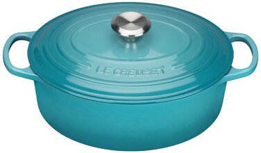 Гусятница / жаровня 29 см, бірюзовий Le Creuset