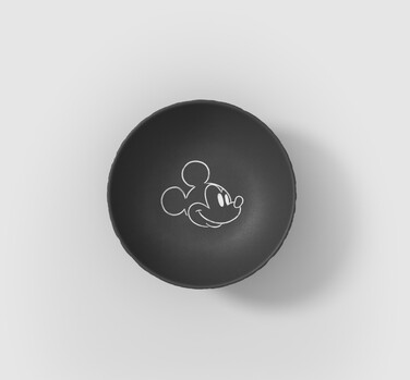 Тарілка для десерту 120 мл чорна Manufacture - Mickey Mouse Villeroy & Boch