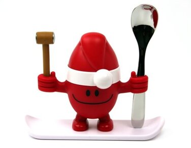 Підставка для яйця з сільницею набір 2 предмета, червона McEgg Xmas-Set WMF