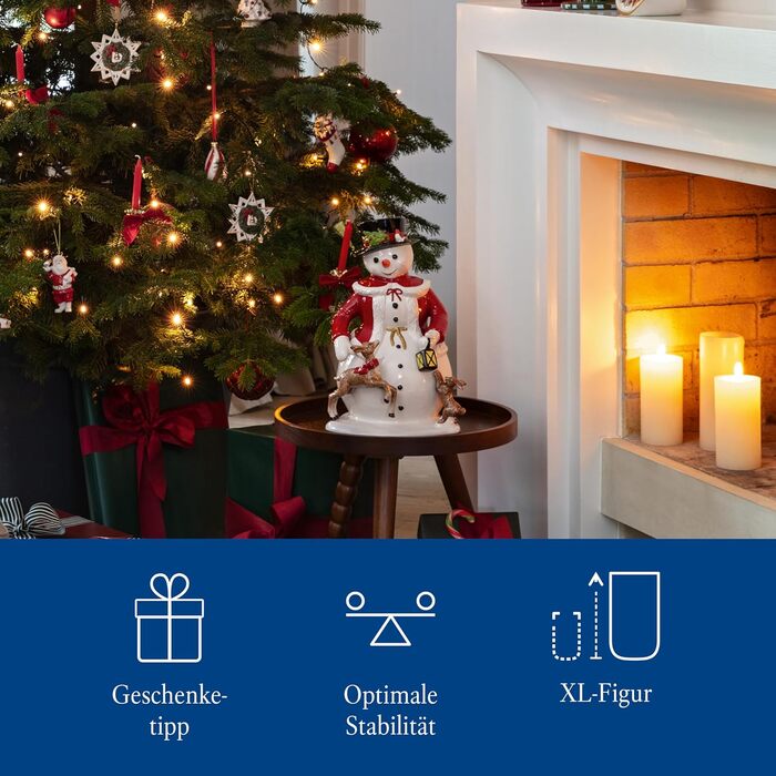 Різдвяна фігурка Сніговик 24 х 36 см Christmas Toys Villeroy & Boch