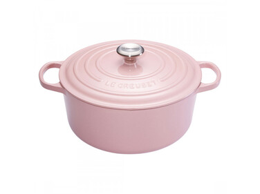 Каструля / жаровня з кришкою 20 см, Chiffon Pink Le Creuset