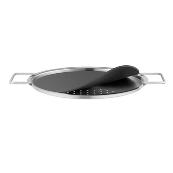 Кришка-друшляк Ø 24 см чорна Stainless Steel Eva Solo