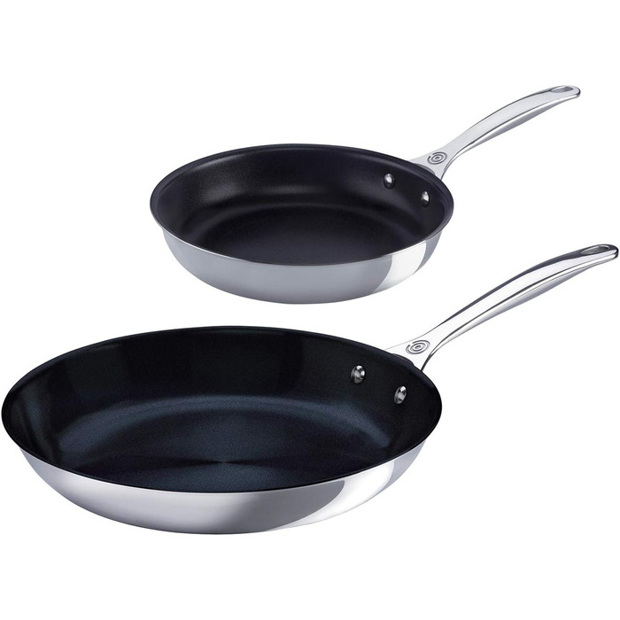 Набір сковорідок 20 і 26 см з антипригарним покриттям Le Creuset