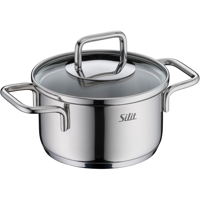 Набор из 4 мини-кастрюль со стеклянными крышками Extra Cook Mini Silit