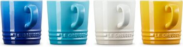 Набір із 4 чашок для капучино 200 мл, різнокольоровий Riviera Le Creuset