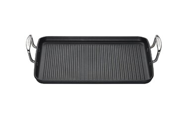 Сковорода гриль прямокутна 34 см, чорний Le Creuset