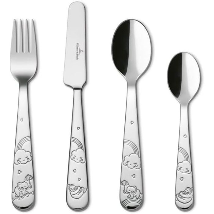 Набор детских столовых приборов, 4 предмета Boho Kids Walk Like an Elephant Villeroy & Boch