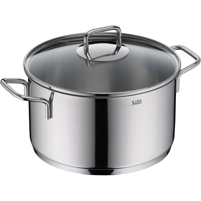 Набір каструль зі скляними кришками, 4 предмети, Extra Cook Silit