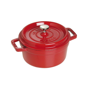 Кокот круглий 22 см, вишневий Staub