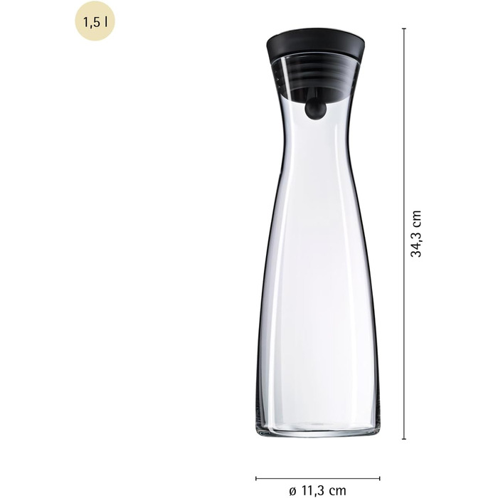 Графин для води 1,5 л, чорний Basic WMF