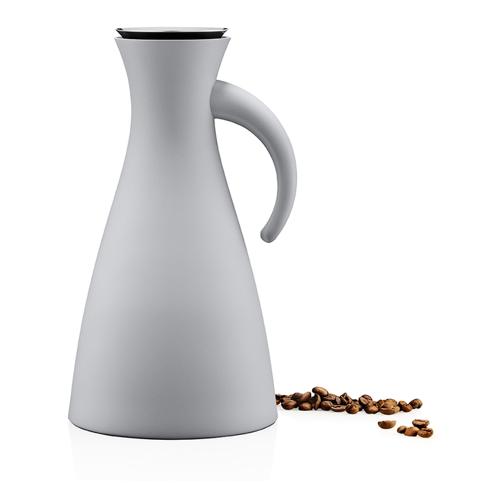 Кавовий вакуумний глечик 1 л світло-сірий Kaffee-Isolierkanne Eva Solo