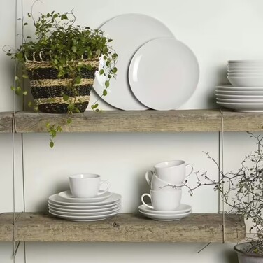 Набір столового посуду на 6 персон, 30 предметів, білі New Fresh Basic Villeroy & Boch