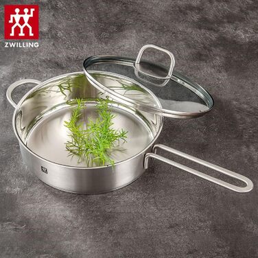 Cковорода для тушкування 24 см зі скляною кришкою Twin Nova Zwilling