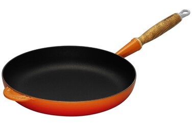 Сковорода 28 см з деревяною ручкою, помаранчевий Le Creuset
