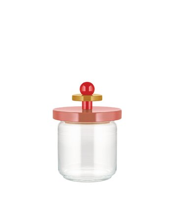 Банка для хранения 750 мл, розовая Alessi