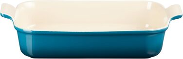 Форма для запікання прямокутна 4 л 32 см Deep Teal Le Creuset