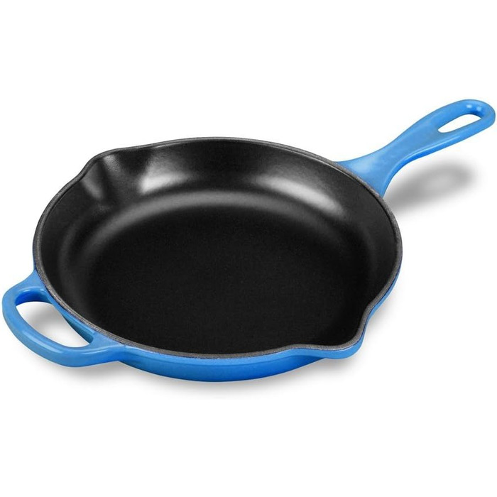 Чавунна сковорода LE CREUSET Signature, кругла, Ø Для всіх типів плит, вкл. Підходить для індукції, 1,93 кг, Гранат, 20182239490422 (Марсель, 23 см)