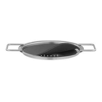 Кришка-друшляк Ø 16 см чорна Stainless Steel Eva Solo