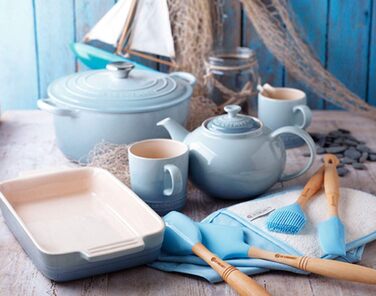 Керамічний кухоль Le Creuset, 0,35 л, 70302351700002 (Coastal Blue, 100 мл)