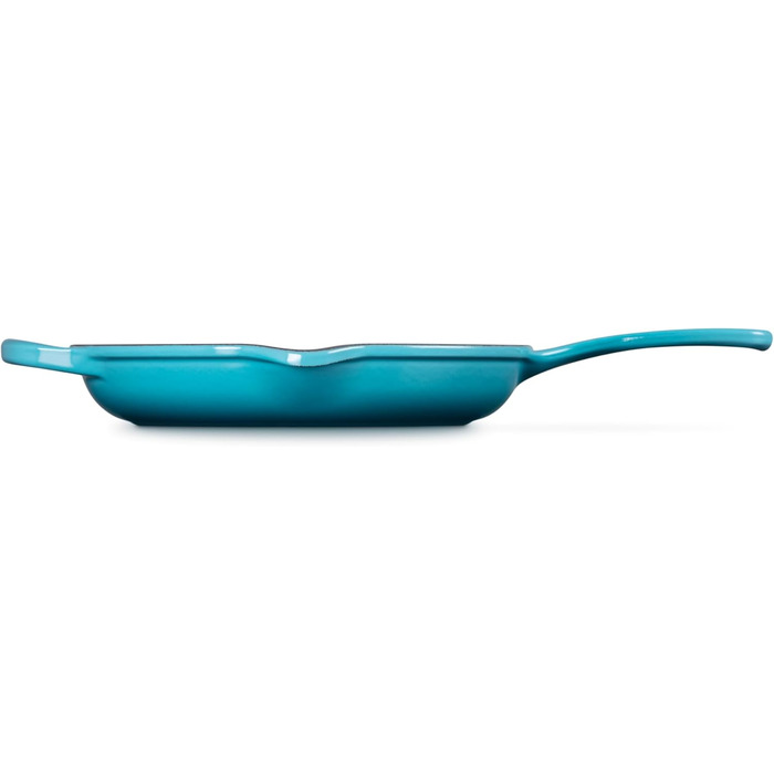 Чавунна сковорода LE CREUSET Signature, кругла, Ø Для всіх типів плит, вкл. підходить для індукції, 1,93 кг, гранатовий, 20182239490422 (карибський, 23 см)