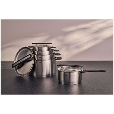 Набор из 5 кастрюль с крышками, нержавеющая сталь More Zwilling