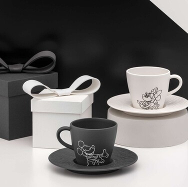 Блюдце до чашки для кави 15,4 см чорне Manufacture - Mickey Mouse Villeroy & Boch