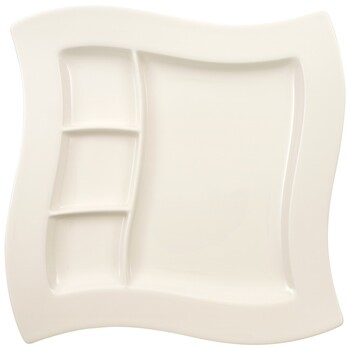 Тарілка для гриля / суші, з відділеннями 27 x 27 см NewWave Porzellan Villeroy & Boch